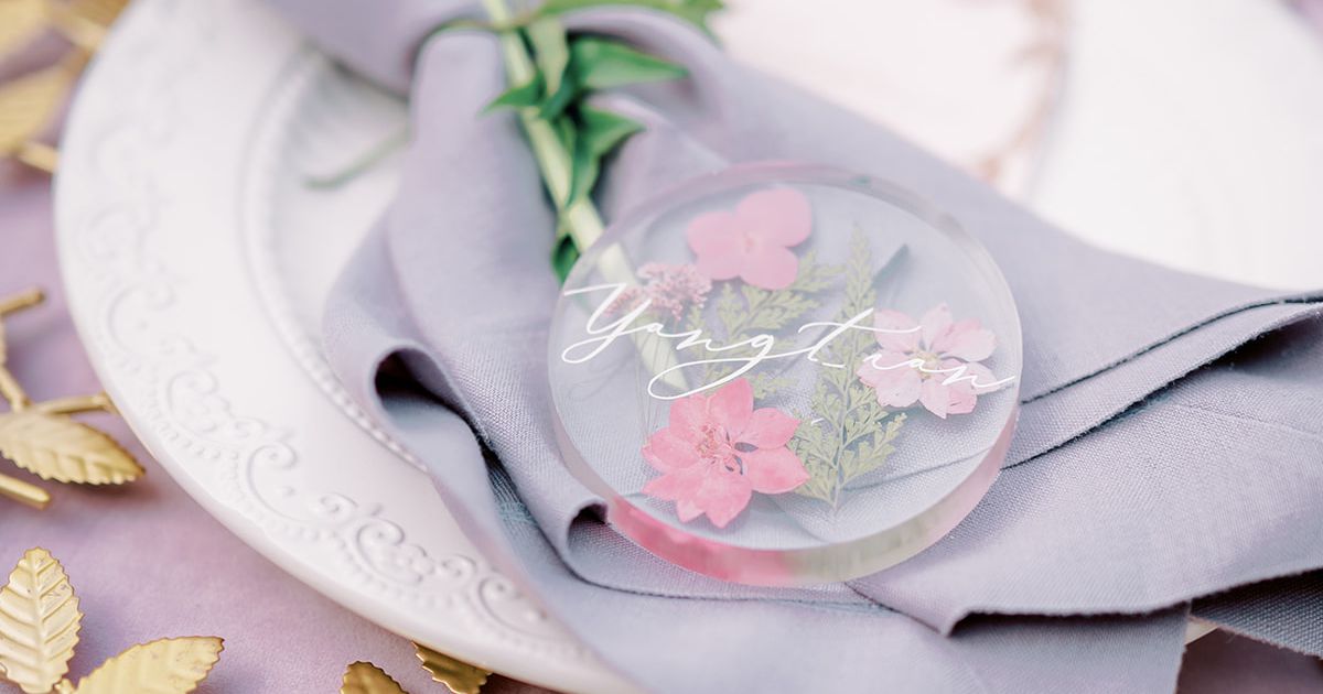 25 Pretty Pressed-Flower Wedding ceremony ceremony Particulars